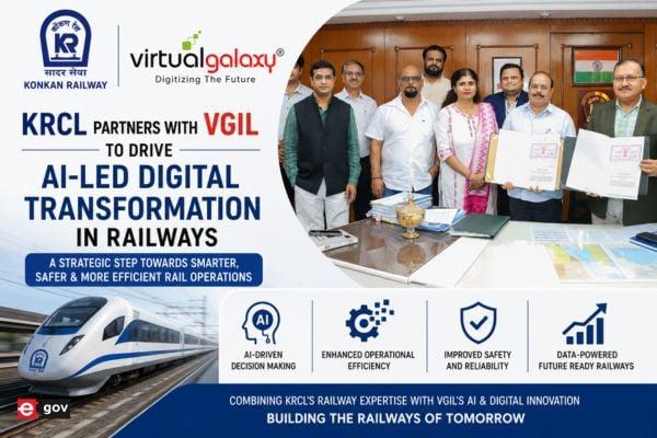 KRCL Partners with VGIL to Drive AI-Led Digital Transformation in Railways